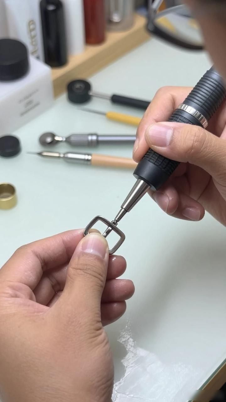 dior迪奥腰带皮带扣头维修修复翻新抛光打磨镀金_dior迪奥腰带扣头修复_dior皮带扣头翻新工艺
